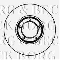BORG & BECK bbd4870 -  Тормозной диск